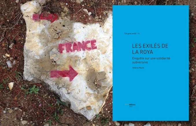 Illustration photo et couverture du livre Les éxilés de la Roya - Editions ies - GST14